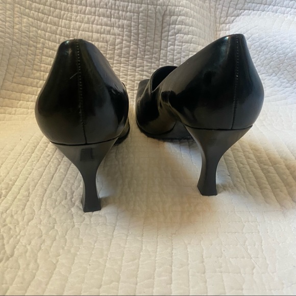 Franco Sarto Square Toe Embroidered Heels 🌵9 - Picture 5 of 10